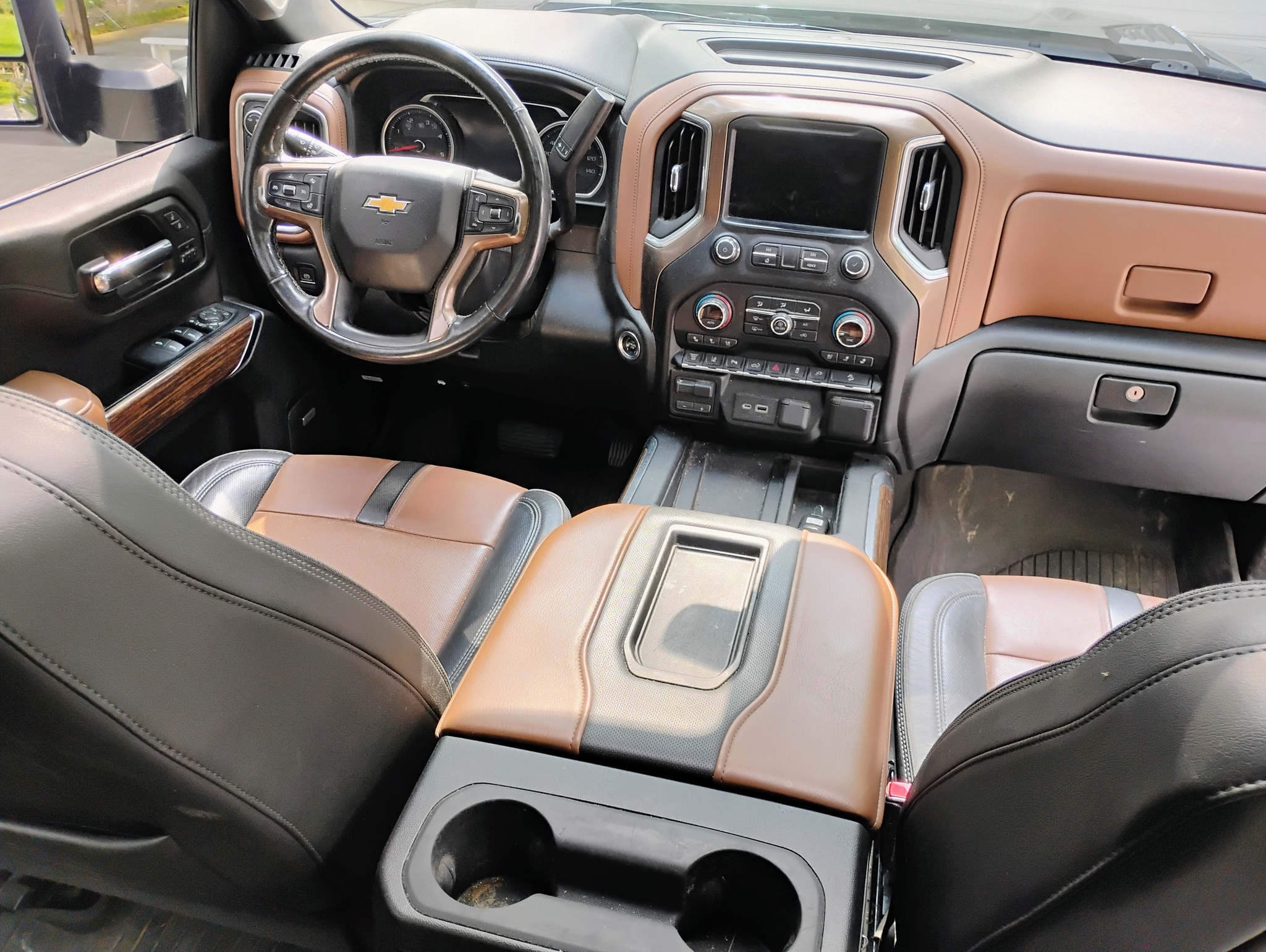 Black luxury sports car freshly detailed with mirror finish